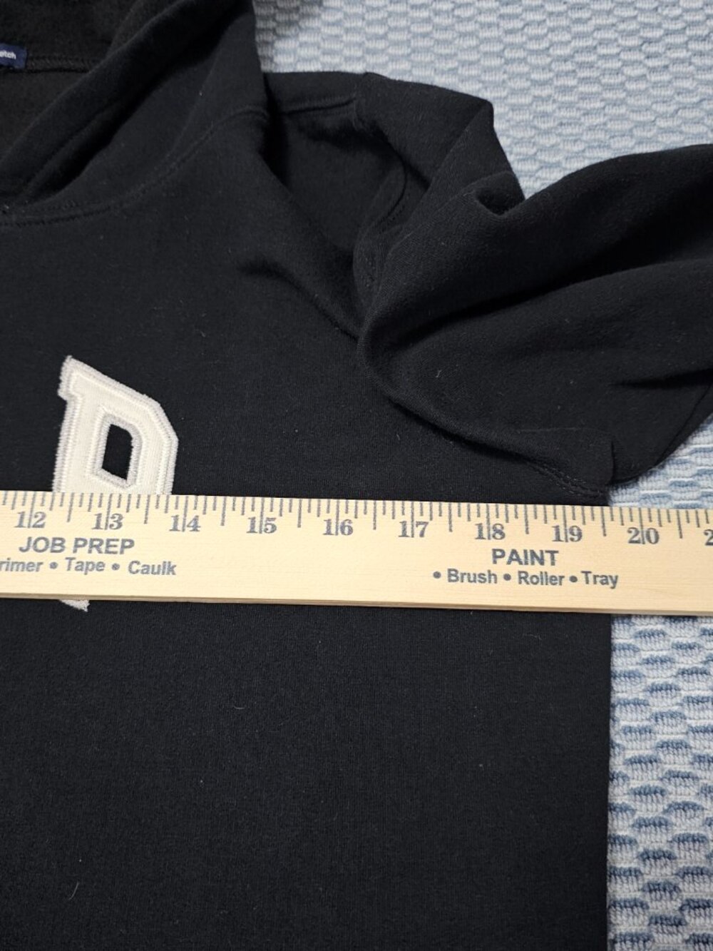 GAP Stretch Y2K Black with Front Pocket Hoodie Women's Sweatshirt - Size Small - Picture 5 of 6